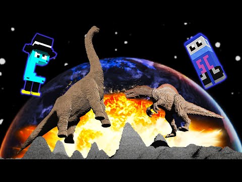 We Blow Up Dinosaurs on the Moon in Teardown Multiplayer!