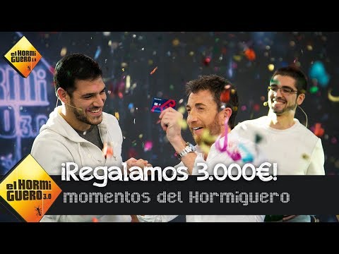 Geraldine y Oona Chaplin entregan 3.000 euros al público - El Hormiguero 3.0