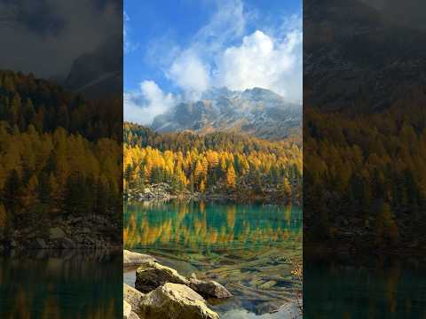 📍 Lago di Saoseo, Switzerland 🇨🇭 Follow for daily Swiss Content 🇨🇭