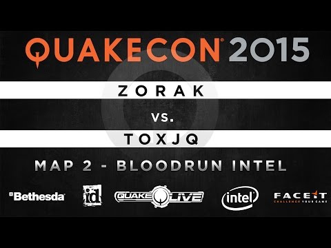 Zorak vs. toxjq - Map 2 - Bloodrun INTEL (QUAKECON 2015 DUEL)