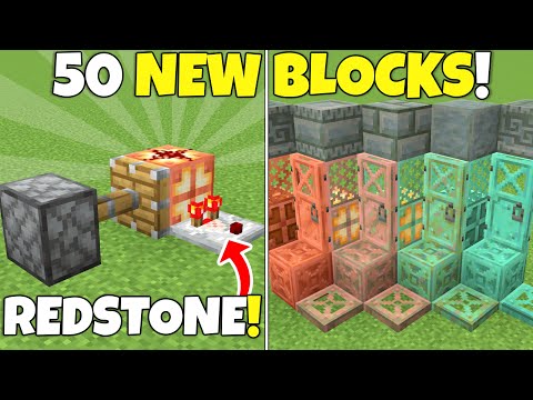 UNBELIEVABLE! Mojang Just Dropped 50 NEW Blocks & Redstone - Minecraft 1.21 Update