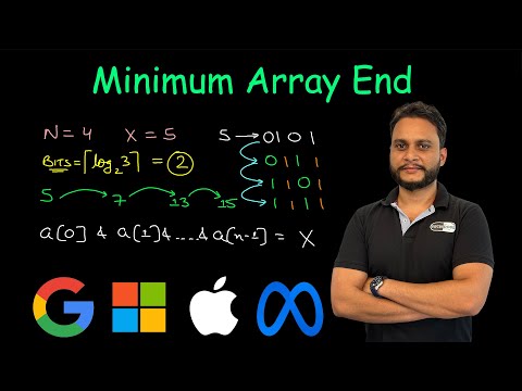 Leetcode Problem 3133 Minimum Array End