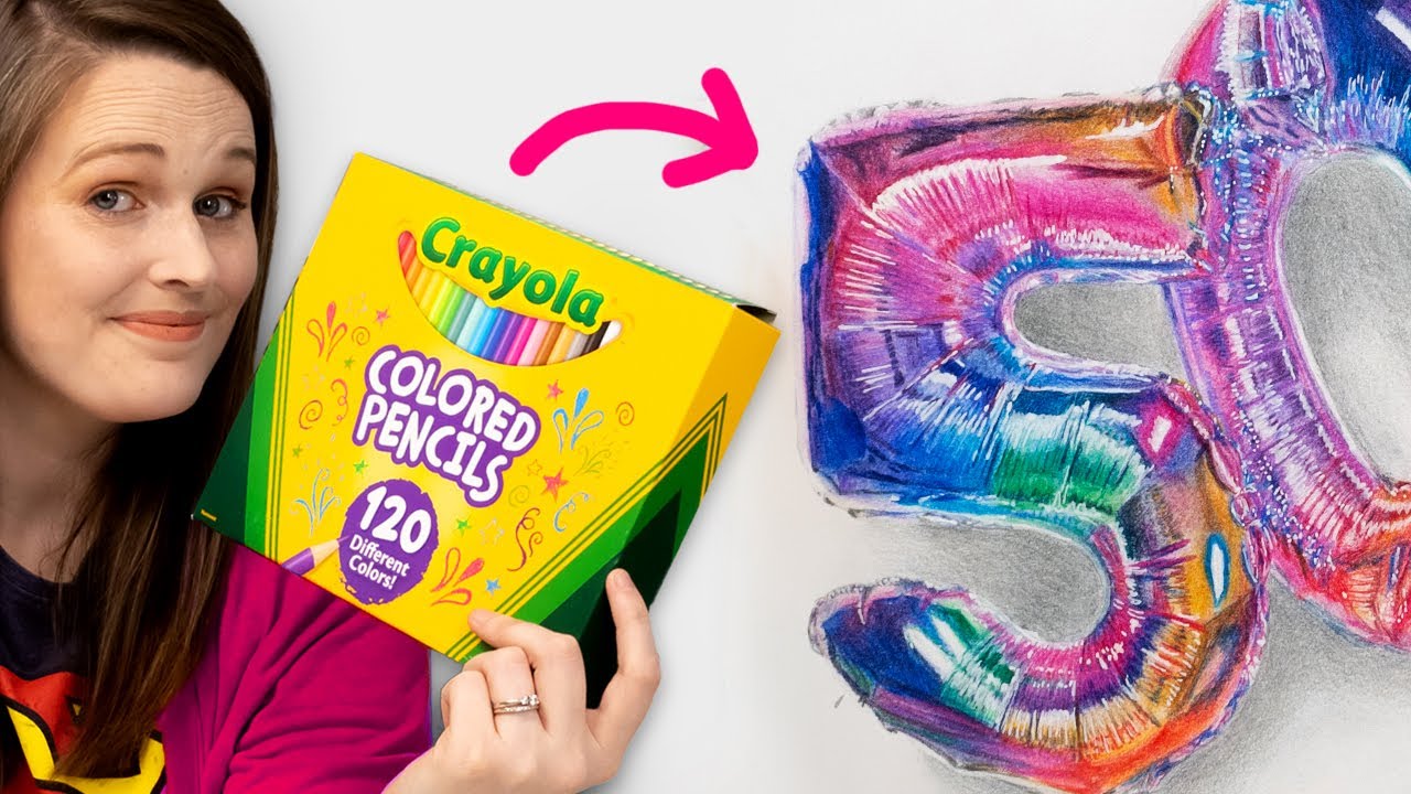 Drawing REALISM with CHEAP Crayola Colored Pencils