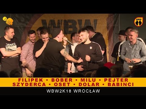 Jam z WBW 2018 Poznań 🎤 Szyderca, Oset, Filipek, Bober, Milu, Dolar, Pejter
