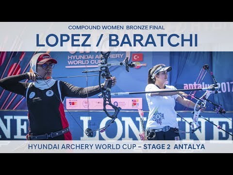 Sara Lopez v Parisa Baratchi – Compound Women Bronze Final | Antalya 2017