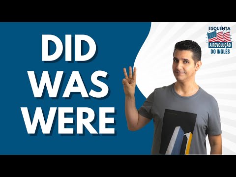 DID, WAS, WERE - O SIMPLE PAST EXPLICADO │Esquenta Evento Inglês