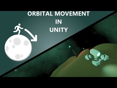Exploring space, planets and faux gravity gravity In Unity3d! | orbital movement | faux gravity