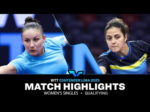 Daniela Ortega vs Audrey Zarif | WS Qual | WTT Contender Lima 2023