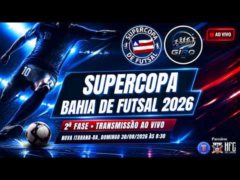 Super Copa Bahia de Futsal 2026. Segunda Fase (mata-mata). Em Nova Itarana-Ba.