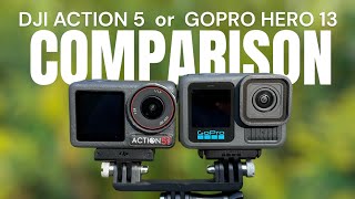 DJI Action 5 Pro מול GoPro Hero 13 - איזו מצלמת פעולה מתאימה לך?