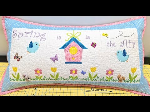 Spring is in the Air Settee Pillow Part 2-Assembly April 17, 2024