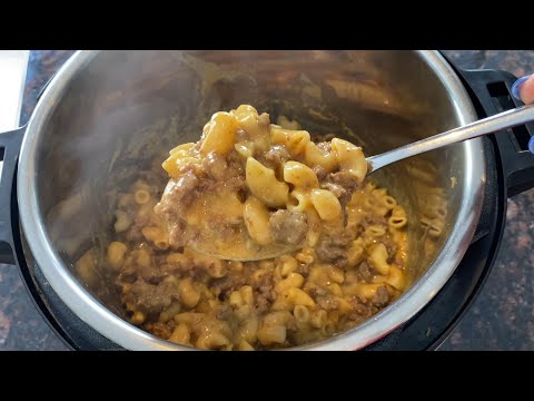 Instant Pot Boxed Hamburger Helper - How To Cook Hamburger Helper In The Instant Pot