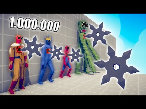1.000.000 DAMAGE SAMURAI vs UNITS - TABS | Totally Accurate Battle Simulator 2023
