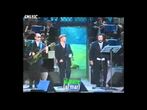 U2 & Luciano Pavarotti -   Miss Sarajevo - Subtitulos Español, Italiano, Croata - SD