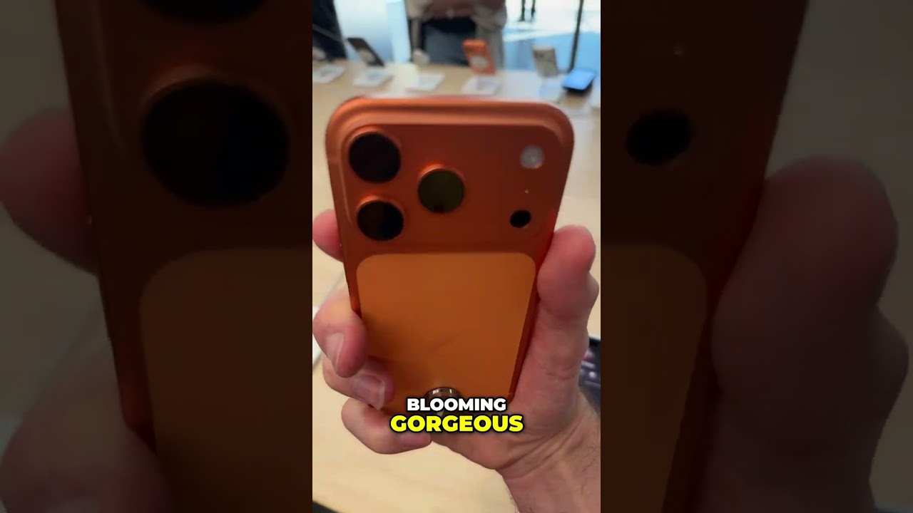 Apple iPhone 17 Pro Max Cosmic Orange Vlog: Extreme New Color! 📱🧡✨iPhone 17 Pro Max Cosmic Orange! 🌟