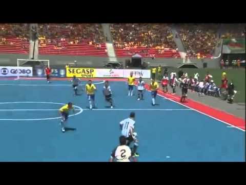 Brasil 4 x 1 Argentina - melhores momentos - Futsa...