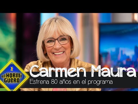 Carmen Maura estrena sus 80 años en directo - El Hormiguero