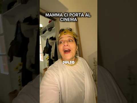 Mamma mi porta al cinema😱
