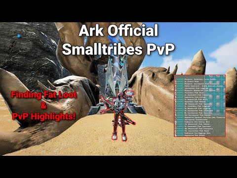 ARK OFFICIAL SMALLTRIBES | Finding Fat Loot & PvP Highlights!