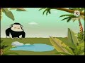 Bim And Bam In The Animal World Chimpanzees Monkey And Pineapple