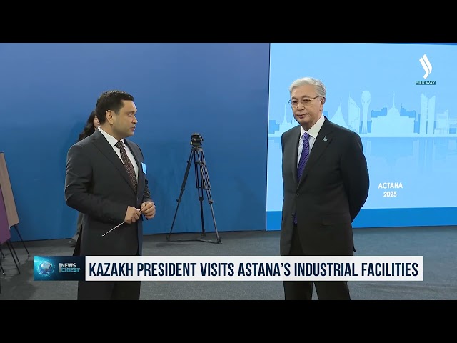 Kazakh President visits Astana’s industrial facilities