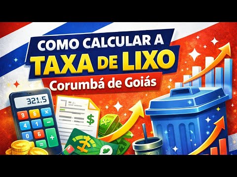 Como calcular a taxa de lixo em Corumbá de Goiás
