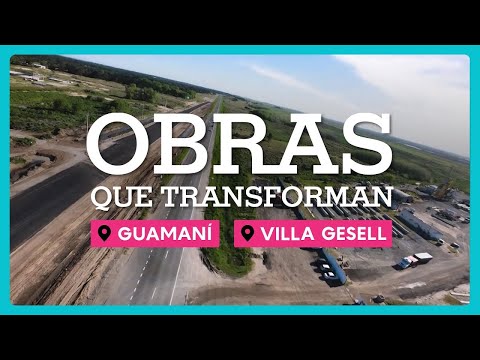 Obras que transforman Guaminí y Villa Gesell