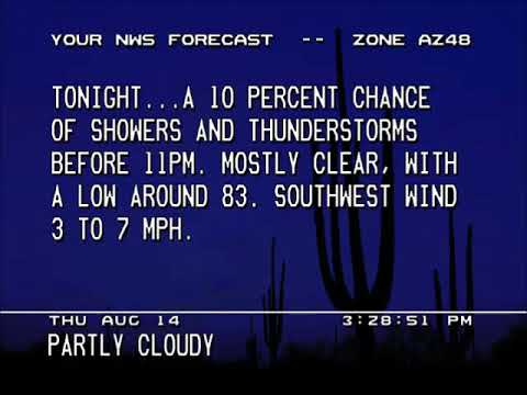 WeatherSTAR III Emulation - Phoenix, AZ