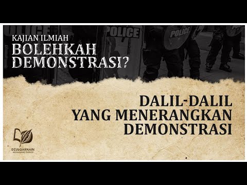 4. Dalil-Dalil yang Menerangkan Demonstrasi