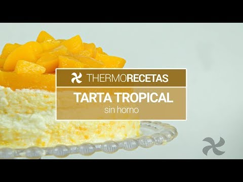 Tarta tropical sin horno