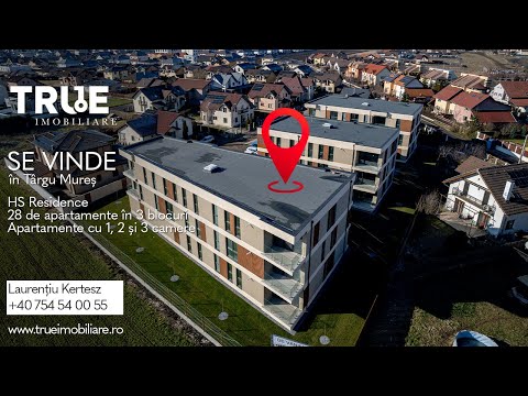 Apartamente 𝐝𝐞 𝐯â𝐧𝐳𝐚𝐫𝐞, bloc nou, HS Residence, Târgu Mureș!