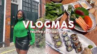 VLOGMAS EP.1 | Must visit festive restaurants for Christmas 🎄 | 2021