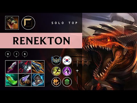 Renekton Top vs Riven - KR Challenger Patch 25.24