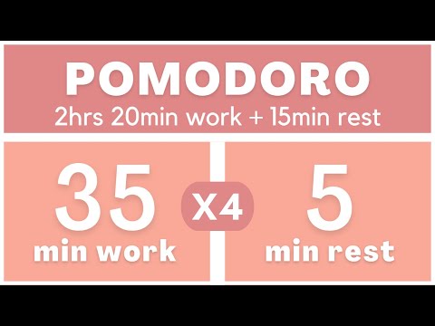 Técnica Pomodoro 35/5 - Pomodoro Timer