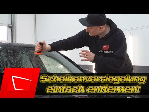 Scheibenversiegelung entfernen ohne Poliermaschine - Soft99 Glass Compound RollOn und Compound Z