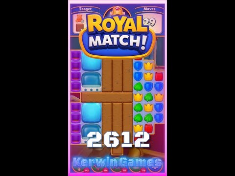 Royal Match Level 2612 - No Boosters Gameplay