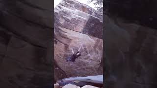 Video thumbnail of Wet Dream, V12. Red Rocks