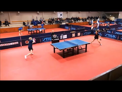 Good rallies by Milla VALASTI against Annika LUNDSTRÖM (Finnish championships 3-4.3.2018)