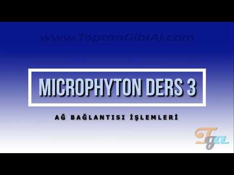 MicroPython ile NodeMCU Ağ İşlemleri Ders 3