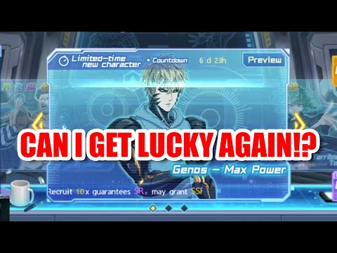 GENOS (MAX POWER) SUMMONS! Will My Luckstreak Continue!? [One Punch Man: THE STRONGEST]