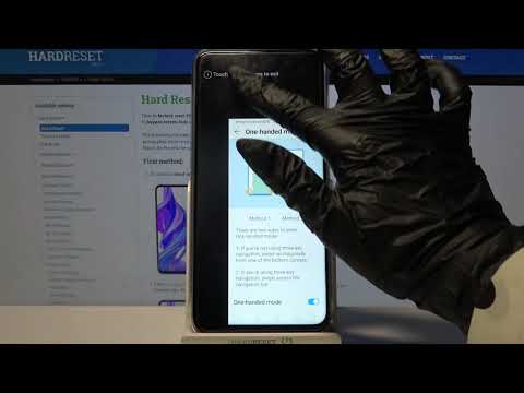 Turn On and Use One-Handed Mode - HUAWEI Honor 9x Pro