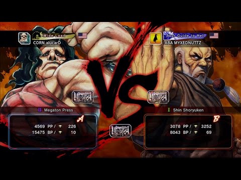 CORN alucard [Hugo] vs ABA MYXEDNUTTZ [Gouken] USF4