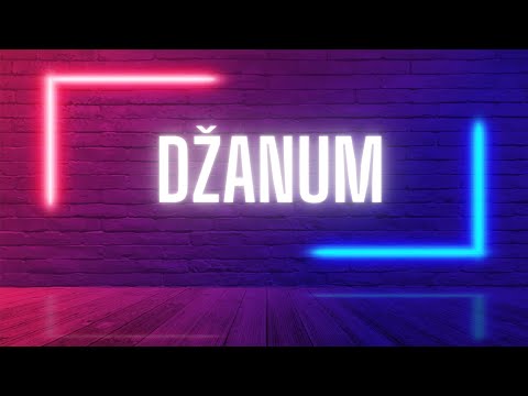 DŽANUM - Teya Dora feat. Louis Philippson (Piano Version) (Official Video Lyric)
