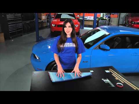 Mustang Quarter Window Louvers (05-12 All) Install