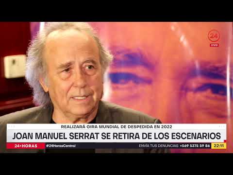 Joan Manuel Serrat se retira de los escenarios: Realizará gira mundial de despedida en 2022