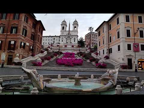 Infiorata sulla scalinata di Trinità dei Monti