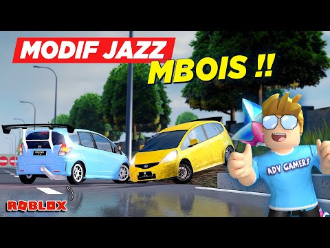 MODIFIKASI JAZZ BALAP MBOIS !! LANGSUNG OFFROAD REALISTIS DI CDID - Roblox Indonesia