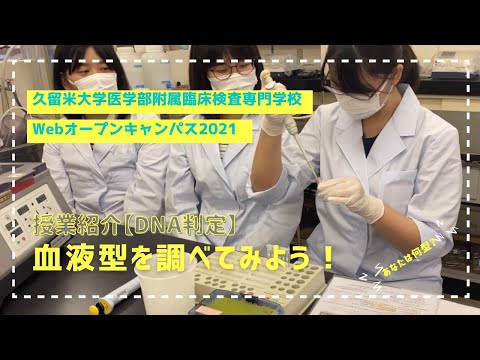 【授業紹介-DNA判定】血液型を調べてみよう！