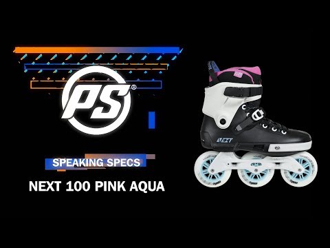 Powerslide Next 100 Pink Aqua skates - Speaking Specs
