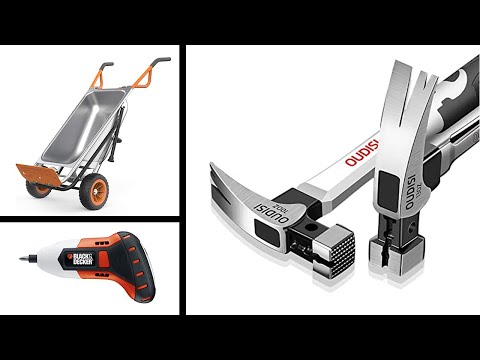 10 Cool tools that will make your life easier , like wheelbarrow, magnetic wire puller etc..